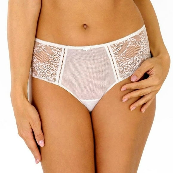 Semi Sheer Mesh Full Brief Panty Plus Size New Rosme Lingerie Kamila 782033